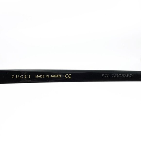 Gucci GG0447 Pilot Sunglasses Black Gray OS - Picture 8 of 15